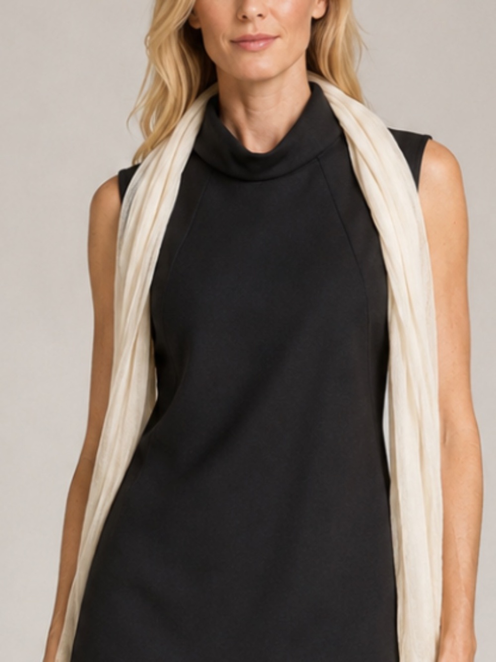 Trina Turk | Black Sleeveless Mock Neck Top | Size 8